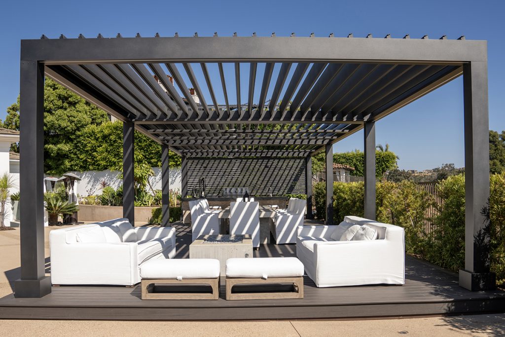 main photo solace louvered pergola